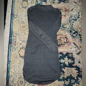 FOREVER 21 GREY SWEATER DRESS SIZE MED